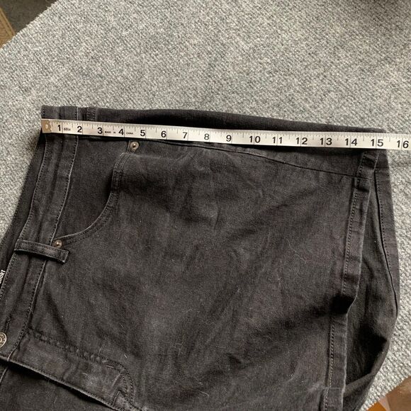 Torrid “Feel The Fit” Black Denim Shorts Perfect 5” Stretch 5 Pocket Sz 20 - Picture 13 of 14